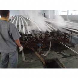 Fire hose vulcanization line
