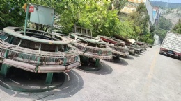 cheap used fire hose circular loom